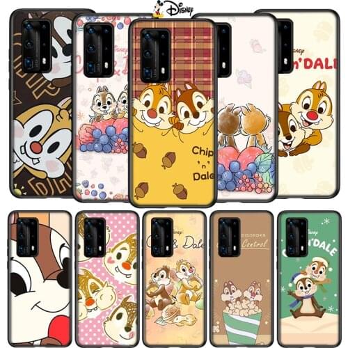Silicone Cover Chip 'n' Dale Disney For Huawei P40 P30 P20 P10 P9 P8 Pro Lite E Plus mini Pro 5G 2017 2019 Phone Case