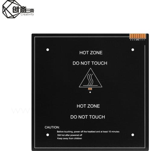 Creativity MK3 hot bed more 220x220 / 310x310mm 12V / 24V upgraded version of aluminum heating bed hot bed for 3D printer parts