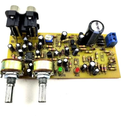 Ultra linear ALC volume level automatic voltage stabilizing circuit board. With stable operation voltage regulation