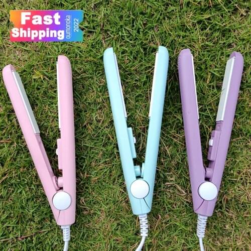 3 in 1 Hair Iron High Quality flat iron Straightening hot comb mini hair straightener and Curling Iron Styling Tools