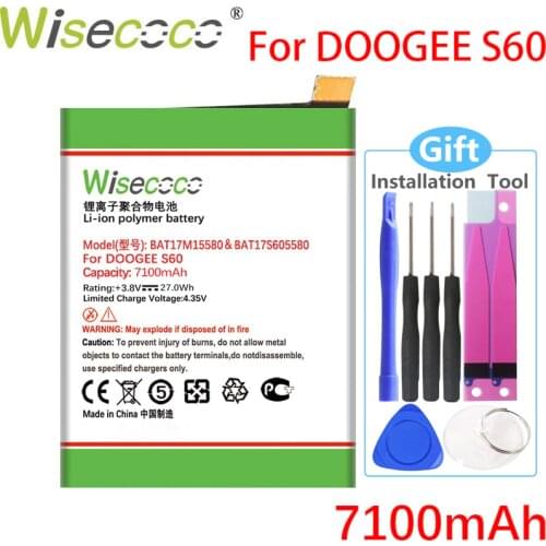 Wisecoco DOOGEE S60 Phone Batteries