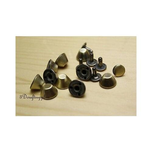 Rivets leather rivet bag clothing shoes barrel 30 sets 12 mm anti bronze G4