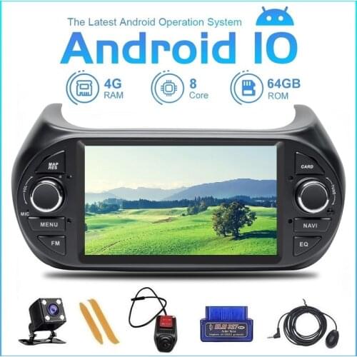 Zltoopai Android 10 For Fiat Fiorino Qubo Citroen Nemo Peugeot Bipper Car Multimedia Player GPS Navigation Head Unit Stereo Navi