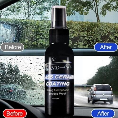 1pc Waterproof and rainproof spray Car Cleaning Rainproof Anti Nano Fog Hydrophobic Waterproof Coating Glass Cleaner Auto W G8D8