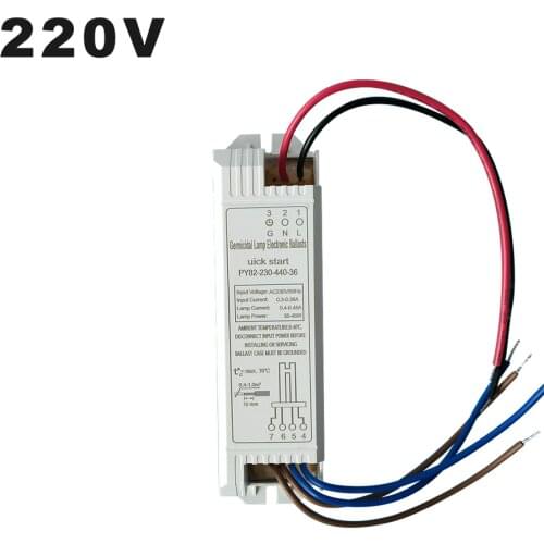 2G11 Ultraviolet Germicidal Lamp Ballast AC220V UV Lamp Tube 4-18W 24W 36W 55W Universal Electronic Ballast UVC Sterilizing Lamp