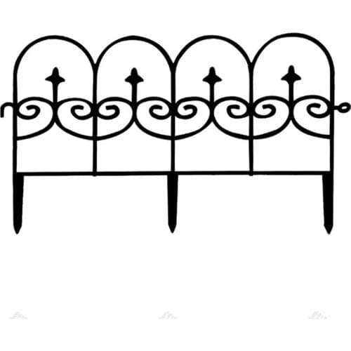 5pcs Decorative Garden Fence Outdoor Fencing Landscape Patio Path Border Edging Fences