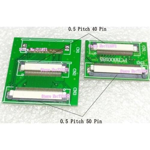 AT034TN24V.1 Adapter Plate Board EJ080NA04C Adapter Connector 40P to 50 PEJ080NA04C AT034TN24V.1 FFC FPC Adapter Plate Connector