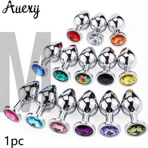 AUEXY Big M Gode Anal Plug Sex Toys for Woman Men Masturbator Buttplug Gay Sextoy Products Sexo Metal Stainless Steel Butt Plugs