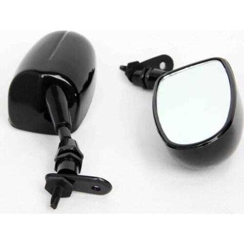 Motorcycle Side Rearview Mini Racing Mirrors For Suzuki GSX-R GSXR 600 750 1000 1100 GSX1300R Hayabusa Katana 600 750 Black