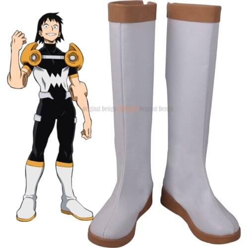 Boku no Hero Academia Sero Hanta Shoes Cosplay My Hero Academia Sero Hanta Cosplay Boots White Shoes Custom Made Unisex Any Size