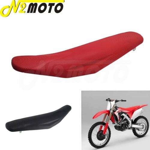 For Honda CRF250R CRF450R 2013-2017 Red Dirt Bike Motocross Rear Seat Cover Off Road Black Seat Racing Seat Cushion Custom