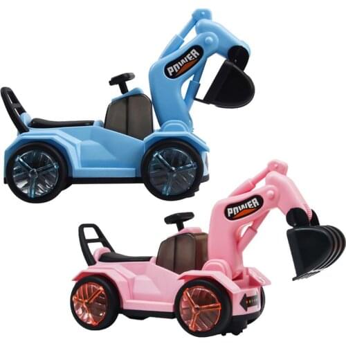 Childrens Excavator Toy Music Light Engineering Vehicle Toy Electric Toy Car For Girls Boy Outdoor Fun Kids Toys