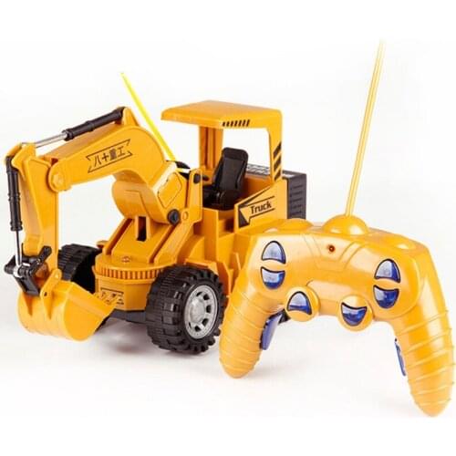 Excavator Child Charging Electric rc car Construction Vehicle Play Gifts Toys for Children remote control car