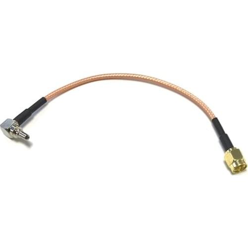 10pcs Pigtail SMA male to CRC9 male 90 degree Connector RG316 Coaxial Cable 15CM/30CM/50CM 3G usb Modem antenna Extension cable