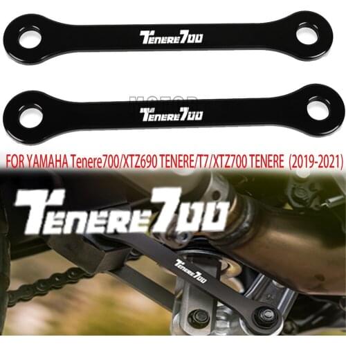 Lowering Links Kit For YAMAHA Tenere700 TENERE 700 XTZ700 XTZ690 T7 2019-2021 Motorcycle Suspension Linkage Drop Lowering Link