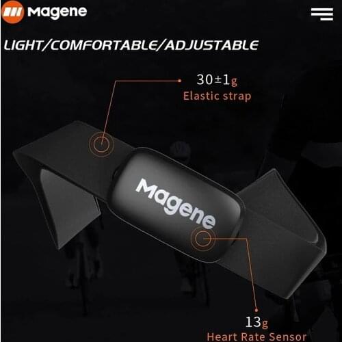 Magene H64 Bluetooth4.0 ANT + Heart Rate Sensor Compatible GARMIN Bryton IGPSPORT Computer Running Bike Monitor Cycling Sensor
