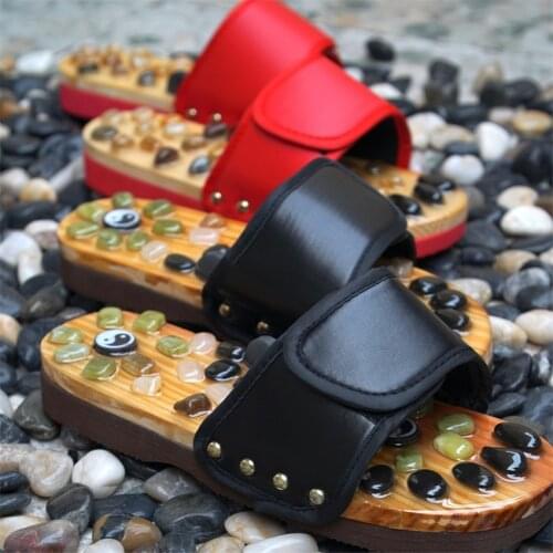 Massage Accupressure Foot Slipper Men Shoes Chinese Medicine Pedicure Cobblestone Acupoint Women Healthcare House Chinelo