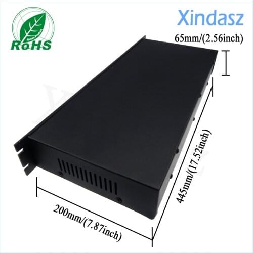 2pcs/lot 445*200*65mm metal enclosure boxes network communication enclosure metal electrical box
