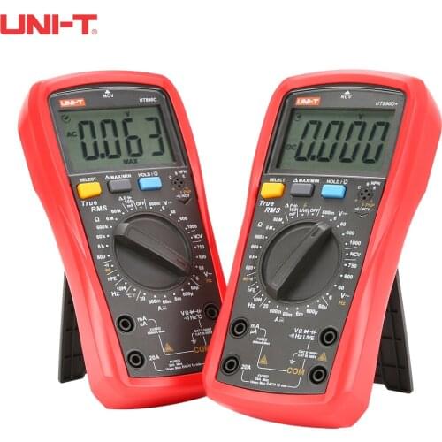 UNI-T UT890C UT890D + Digital Multimeter True RMS AC DC Voltage Current Capacitance Resistance Tester