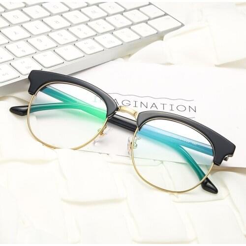 Logorela Alloy Glasses Frame Men Ultralight Women Vintage Round Prescription Eyeglasses Retro Optical Frame Eyewear 1600008