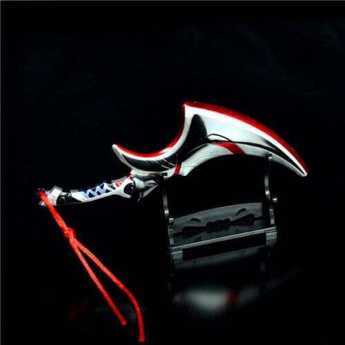 Hero Weapon Model Striker Bending Knife Alloy Ornaments Toys Environmentally Friendly Zinc Alloy Material Toy Model