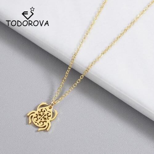 Todorova Beetle Bug Necklace Egyptian Amulet Scarab Pendant Necklace Stainless Steel Insect Jewelry Men Women Necklace