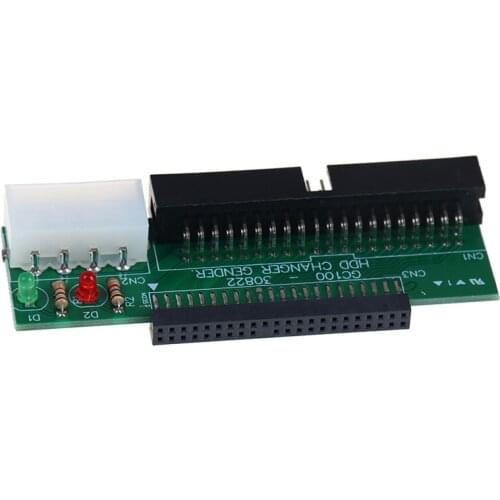 44 Pin 2.5 " HDD to 3.5 " IDE 40 Pin Interface Hard Disk Drive HDD Converter Adapter for Laptop Desktop PC Computer