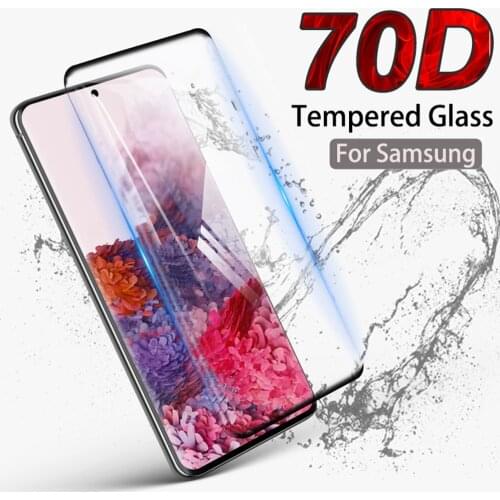 Full cover tempered glass for samsung galaxy note 8 9 note 10 plus pro lite protective film phone screen protector smartphone