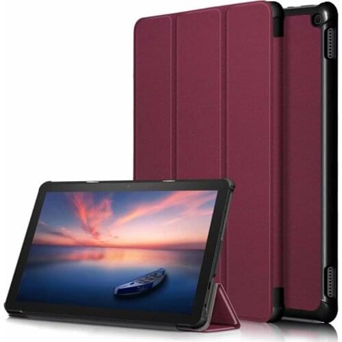 20PCS/Lot Luxury Folding Stand PU Cover For Kindle Fire HD 10 Plus 2021 Slim Tablet Protector Skin Hard Shell Leather Case