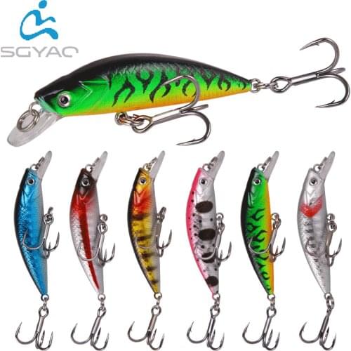 SGYAO Minnow Sinking Fishing Lure small Hard Bait 60mm 6.7g Artificial Mini Swimbait Leurre Pescar