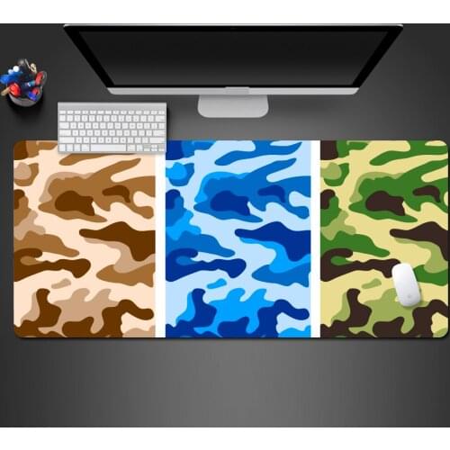 Three Color Camouflage Mouse Pad High Quality Rubber Washable PC Game Mousepad Computer Mouse Desk Mats To Gamer Best Gift