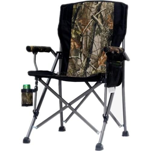 Outdoor Folding Chair Thickened Self Driving Camping Field Chair Convenient Back Beach Chair Director Leisure Fishing Chair
