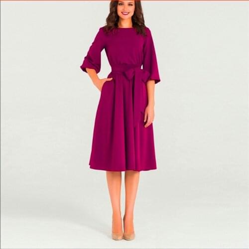 Spring Women Bandage Dress New Arrival Sexy Solid Color Lantern Sleeve Long Elegant Ladies Tops Party High Waist OL Casual Hot