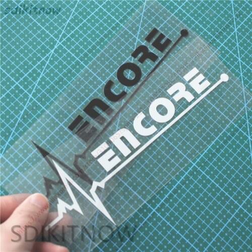 1pc New Heart Car Sports Decal Sticker Styling Window Door Decoration For buick encore 2016 2017 accessories