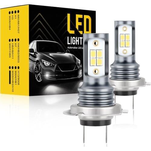 2021 H7 LED H8 H9 H11 9005 9006 HB3 HB4 Fog Light LEDs Auto Lamp 6000K White Car Accessories Coche Lampara De La Niebla