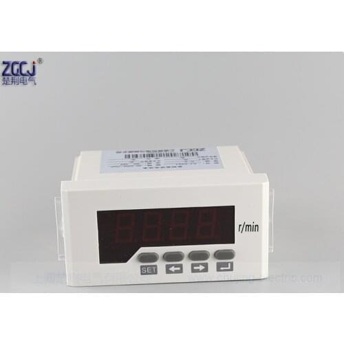 4-20mA DC or 0-10V DC input Digital Tachometer 0-9999 r/min meter Motor tachometer