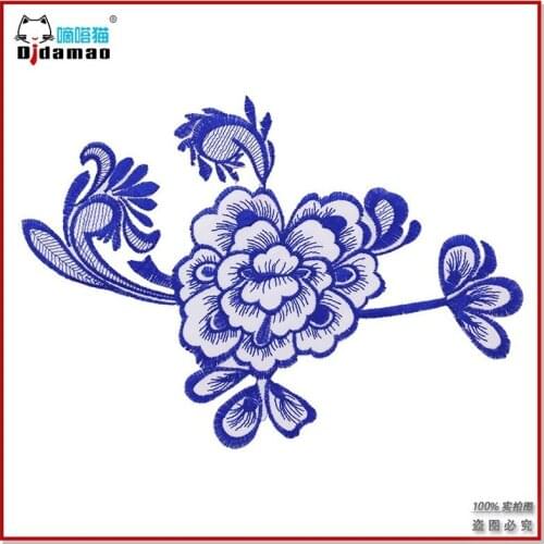 50pcs/lot Weird Stuff Flower Embroidery Patches Letters Clothing Decoration Accessories Diy Iron Heat Transfer Applique