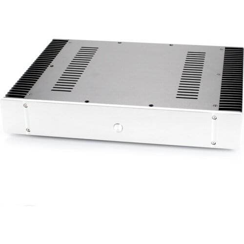 All aluminum amplifier chassis / Preamplifier case / AMP Enclosure DIY box (430 *70*310mm)
