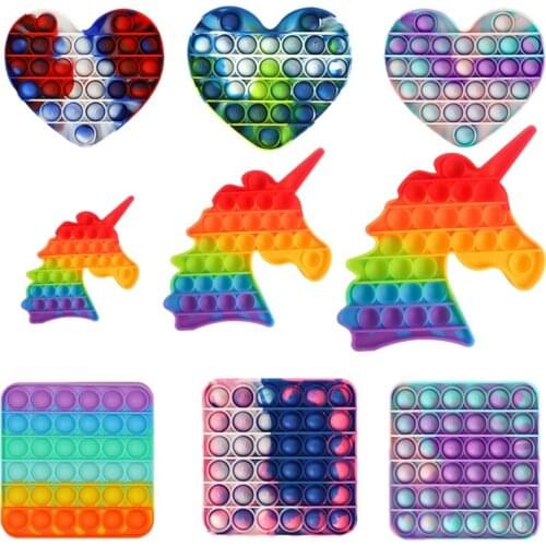 Antistress Pop Is Hot Push Bubble Fidget Toys Adult Stress Relief Toy Soft Squishy Anti-stress Gift Stress Box Simple Dimple Toy