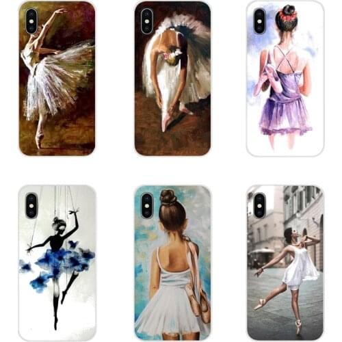For Xiaomi Mi4 Mi5 Mi5S Mi6 Mi A1 A2 5X 6X 8 9 Lite SE Pro Mi Max Mix 2 3 2S Accessories Phone Cases Covers Ballet Dance Girl