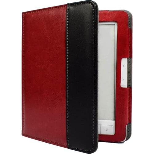 Advanced pu leather Cover For Digma E652 E654 eReader ultra slim book Case magnetic clasp flip good fit R652 R654 pouch+Film
