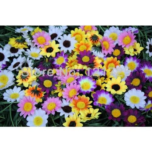 DIY manual simulation flower silk flower cloth flower chrysanthemum sunflower head little Daisy flowers