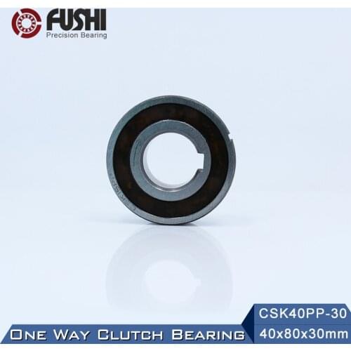 CSK40PP-30 One Way Bearing Clutches 40*80*30mm ( 1 PC) With Keyway CSK6208PP FreeWheel Clutch Bearings CSK208PP