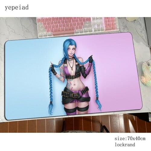Jinx padmouse Mass pattern accessory 700x400x3mm mouse pad cute gaming enterprise rubber mats keyboard large mouse mat gamer