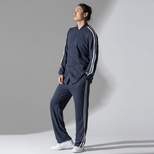 Warm autumn and winter thick cotton tai chi suit Chinese style martial arts suit practice suit adult Tai Chi suit