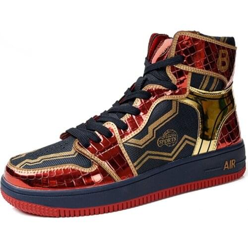 UVRCOS Couple Fashion High Top Sneakers Men Women Classic Multicolor Casual Shoes Spring Autumn Vulcanized Men Sports Shoes