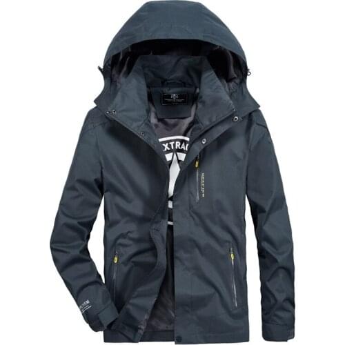Spring Autumn Military Jacket Men Fashion Hooded Casual Loose Coat Men Plus Size M-4XL Thin Outdoor Sport Jacket Outerwear