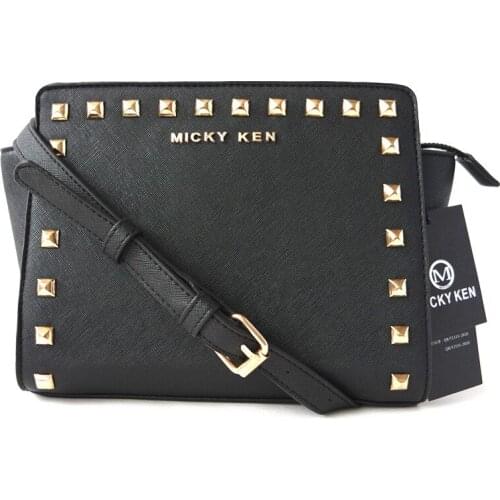MICKY KEN Brand women luxury clutch ladies mobile evening purse famous designer rivet casual crossbody shoulder messenger bags