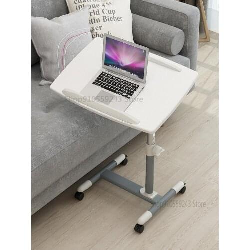 Mobile Bedside Table, Bedroom Computer Table, Lazy Bed, Folding Desk, Japanese-style Simple Liftable Bedroom Small Table