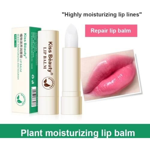 Natural Plant Nourishing Lip Balm Lipstick Moisturizing Hydrating Anti-chapped Lip Mask Long Lasting Lipstick Lip Care TSLM1